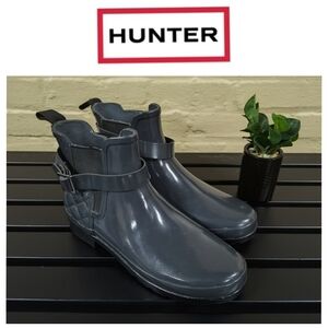 Hunter | Chelsea Ankle Boots - Grey